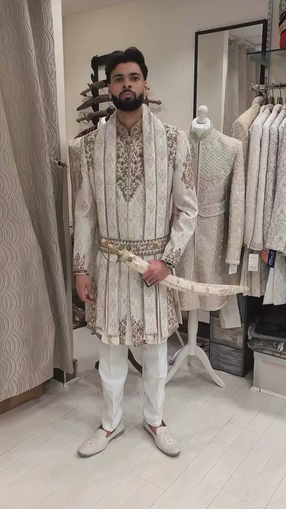 The Ivory Heritage Sherwani set